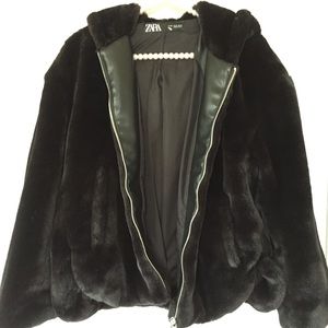 Zara Faux Fur Jacket
